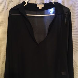 BISOU BISOU Sheer Blouse